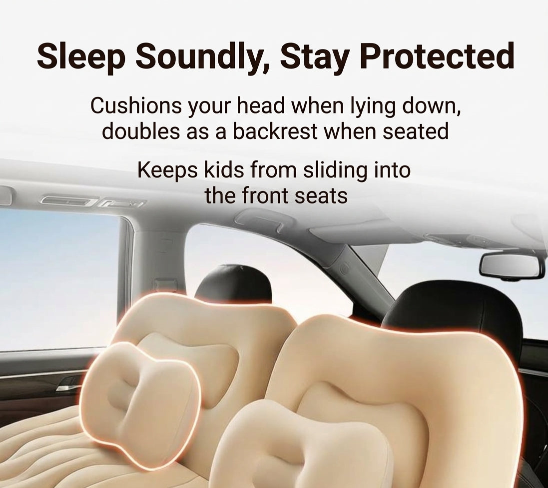 SUV inflatable mattress, car trunk air mattress, in-car sleeping essential, suitable for car camping, Tesla