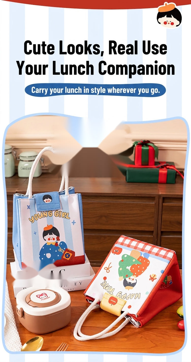 Lunch Box Bag, Large Capacity Handheld