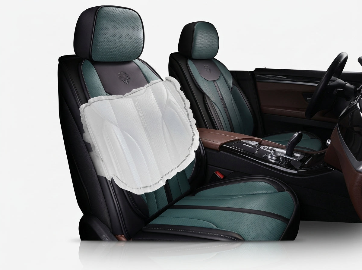 The new car seat cushion fully surrounds full pictorial cartoon cute four-season universal five-seat seat cover, directly supplied and shipped from the manufacturer - Hero Shot