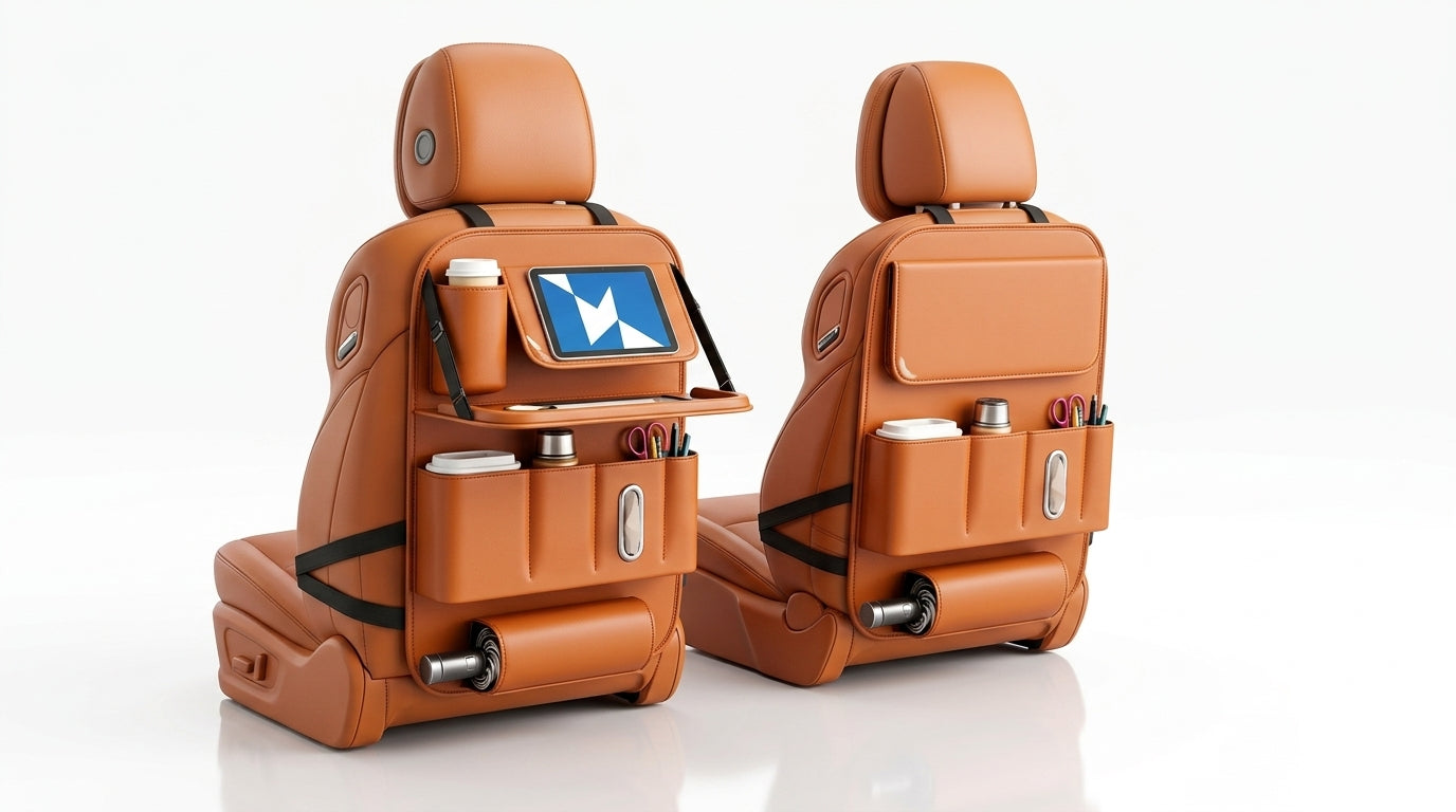 Car seat back storage bag, car hanging bag, small tabletop board seat, rear seat rear seat storage box, storage bag - Hero Studio