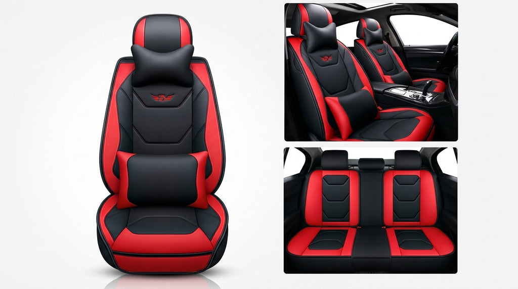 New car cushion leather all-wrap wear-resistant leather car seat cover is suitable for small car SUV car seat cover in all seasons - Hero Studio