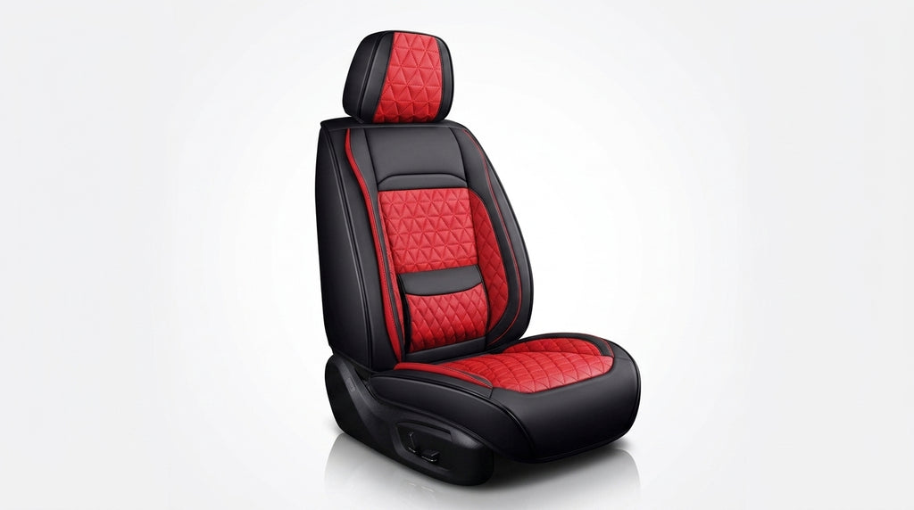 2025 new all-leather fixed lumbar wing Nappa leather car cushion all-season universal full-enveloping seat cover - Hero Studio