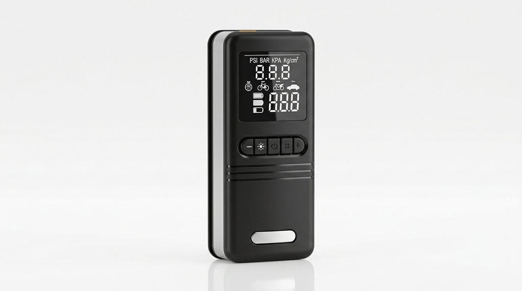 Cross-border vehicle emergency power supply starter air pump, tire high-pressure digital display all-in-one, automotive electric air inflation pump - Hero Studio