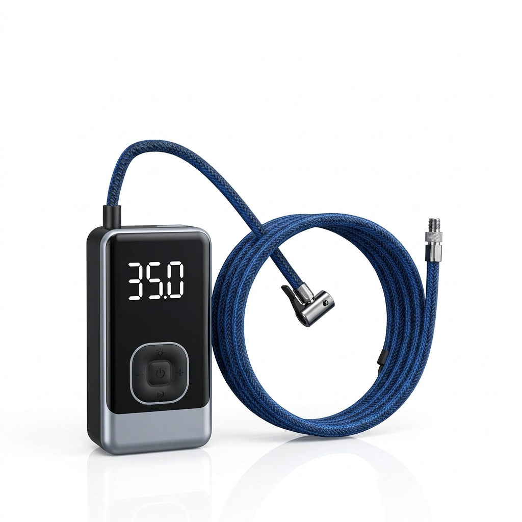 Cross-border on-board inflatable pump, on-board wireless inflatable pump, portable inflatable pump for car, electric car tire pump - Hero Studio