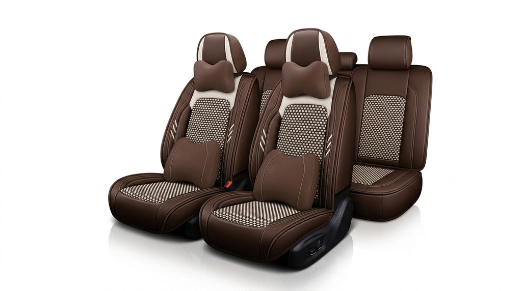 2024 car seat cushions, all-season universal, full coverage five-seater car seat cushions, summer breathable ice silk seat covers wholesale - Hero Studio