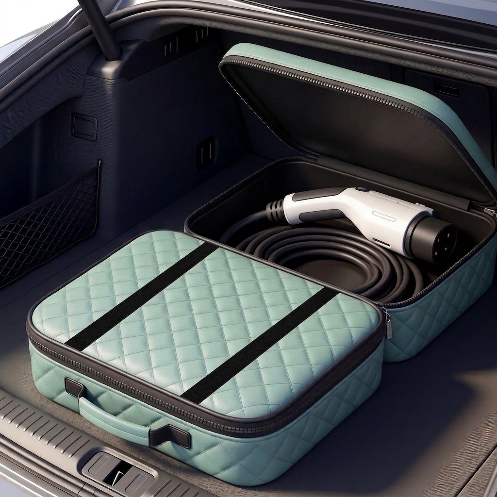 Car charging cable storage bag, new energy charging gun storage bag, car trunk handbag, custom logo - Hero Studio