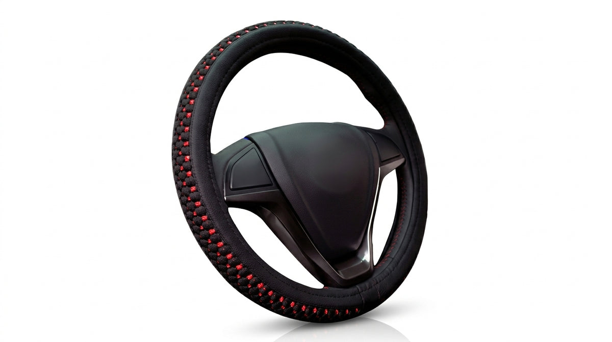 Steering Wheel Cover, Ice Silk, Universal Fit - Hero Studio