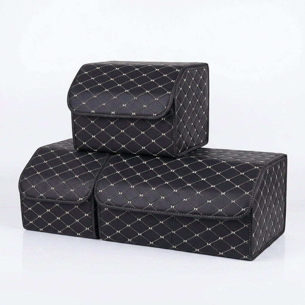 Car storage box, car aftermarket organizer box, storage box, folding box, multifunctional in-car item - Hero Studio