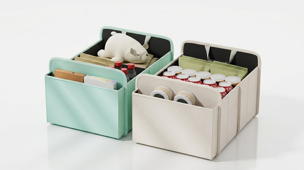 Car trunk storage box, cross-border trunk folding multifunctional Amazon bestseller, self-driving touring in-car storage box - Hero Studio