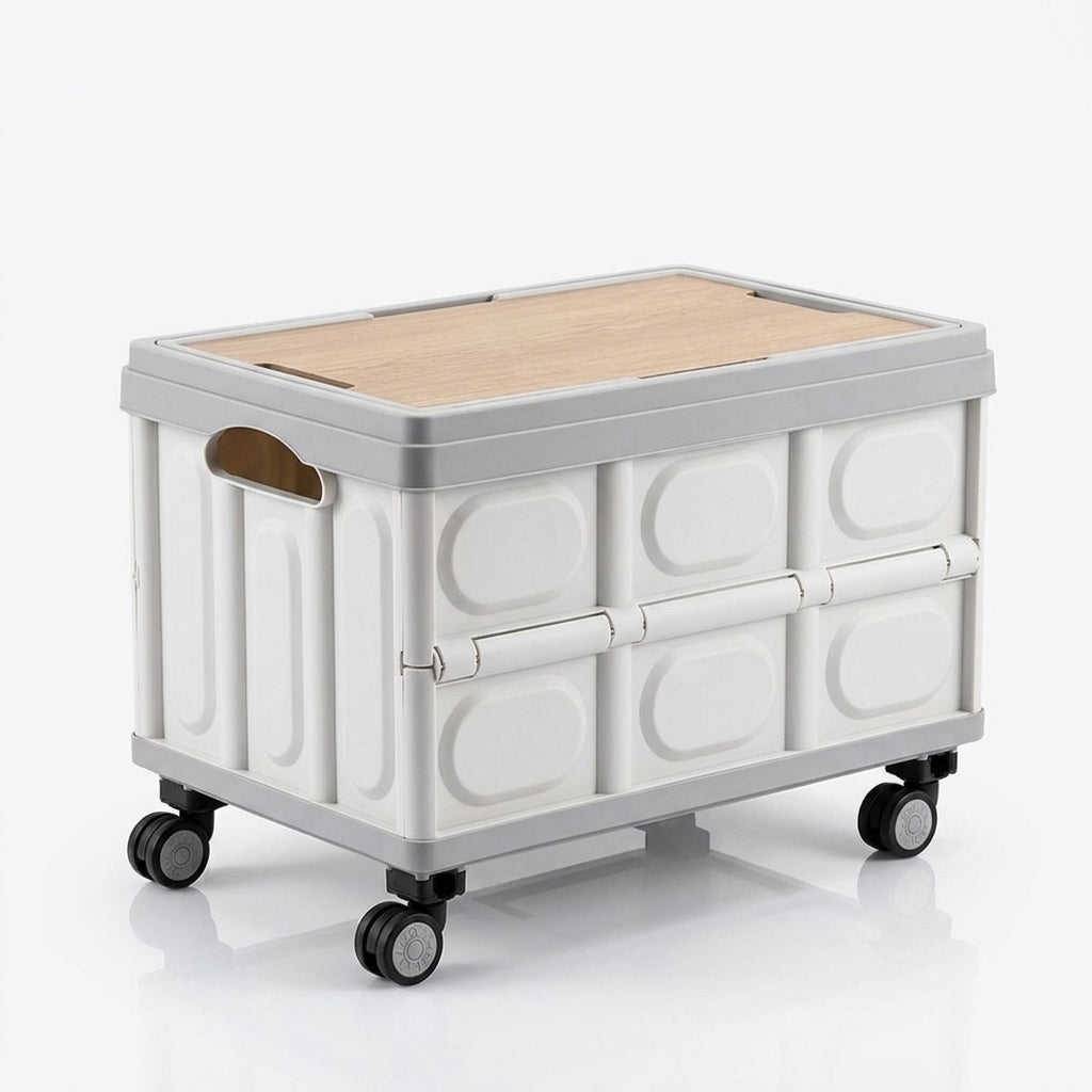 Outdoor foldable storage box, car trunk storage box, multifunctional camping picnic hand-carry basket, picnic storage box - Hero Studio