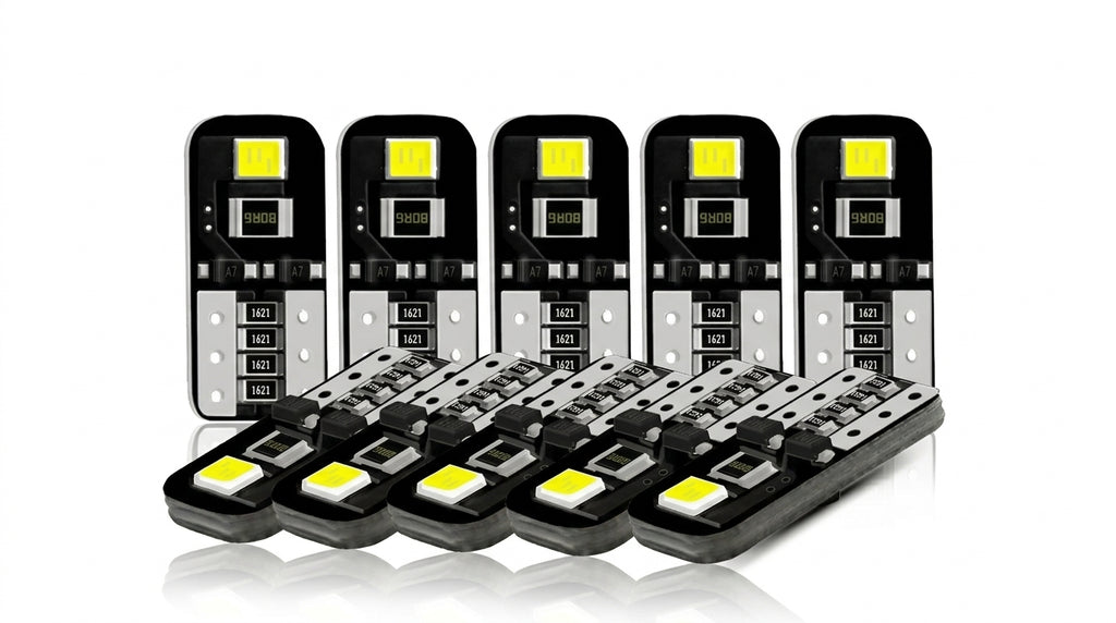 Cross-border explosive decoding high-brightness car LED width indicator light reading light T10 2835 2SMD license plate light W5W - Hero Studio