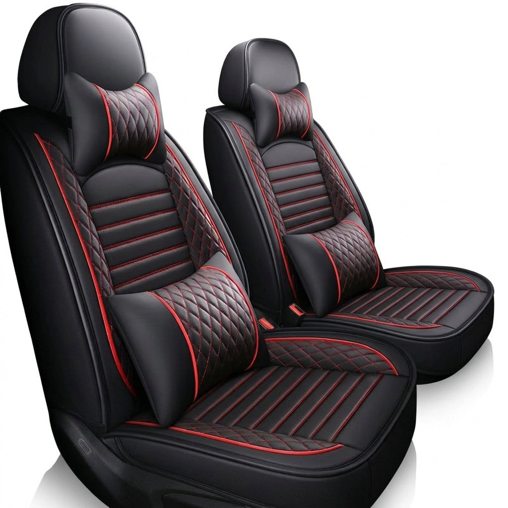 New all-season universal cartoon car seat cushion wholesale, premium feel, full leather, full coverage for small passenger car seat cushions - Hero Studio