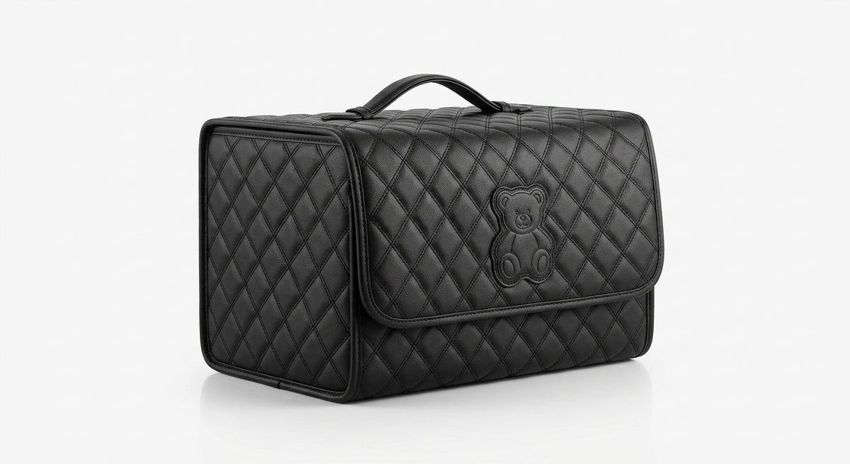 Car trunk storage box, leather multifunctional foldable storage box, storage box, storage box, car interior accessories - Hero Studio
