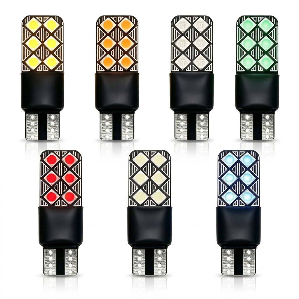 Automotive LED Decoding Width Indicator T10 3030 12SMD High-Brightness Reading Light CANBUS Side Light - Hero Studio