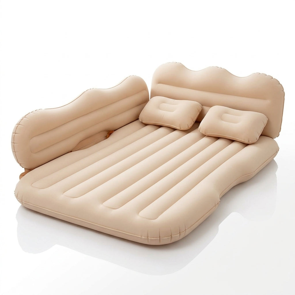 Car inflatable mattress, rear seat sleeping mat, multifunctional travel mattress, thickened inflatable mattress for SUVs and sedans - Hero Studio