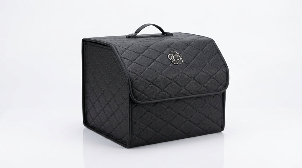 Car trunk storage box, car tail box, camellia car, good things, sorting storage box, multi-functional storage girl - Hero Studio