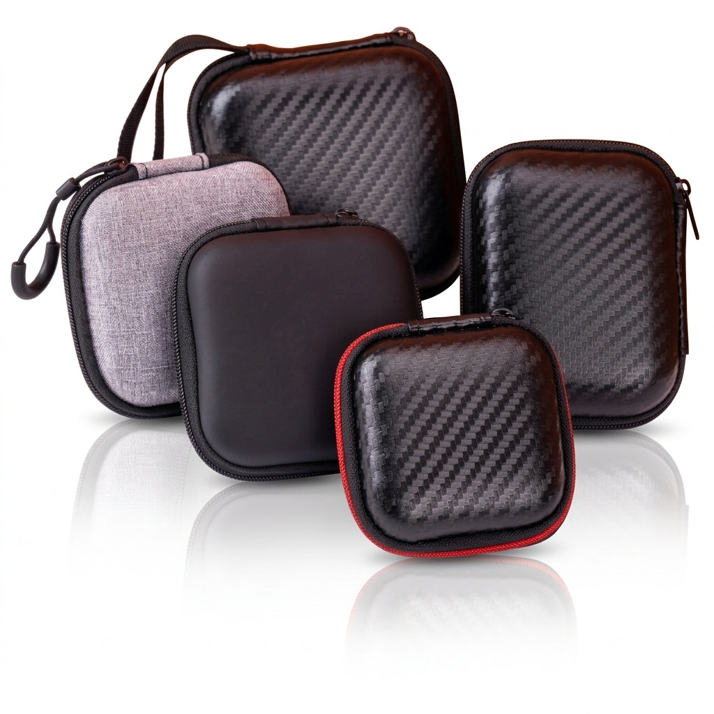 EVA storage bag, headphone case, 3C digital power bank packaging, zipper bag, portable and shockproof - Hero Studio