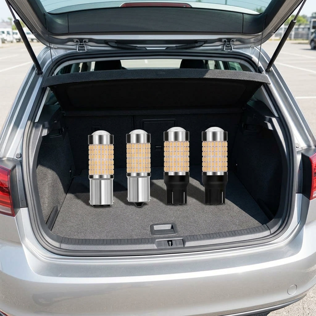 Cross-border source: automotive LED lights, 1156 car lights, car turn signals, 3014 car taillights, 144 LED daytime running lights - Boot Context Day