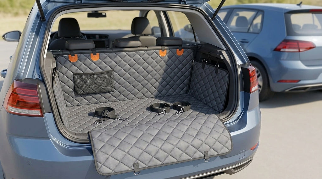 Pet Car Seat Cover Rear Full Coverage Waterproof - Boot Context Day