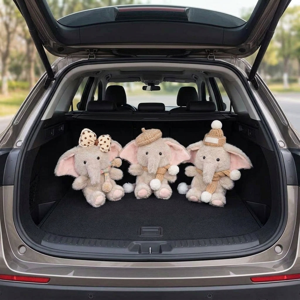 Cute little elephant car seat belt shoulder pad, premium creative decoration, all-season universal couple for women - Boot Context Day