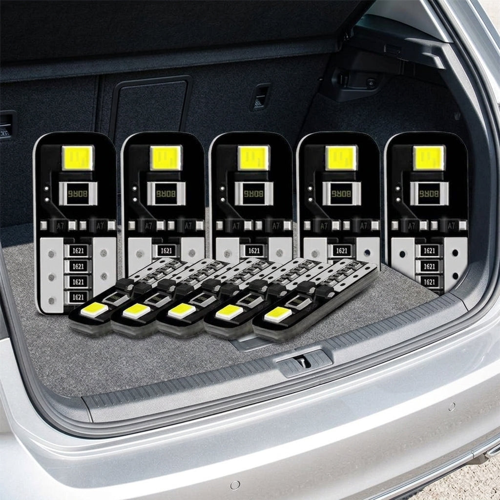 Cross-border explosive decoding high-brightness car LED width indicator light reading light T10 2835 2SMD license plate light W5W - Boot Context Day