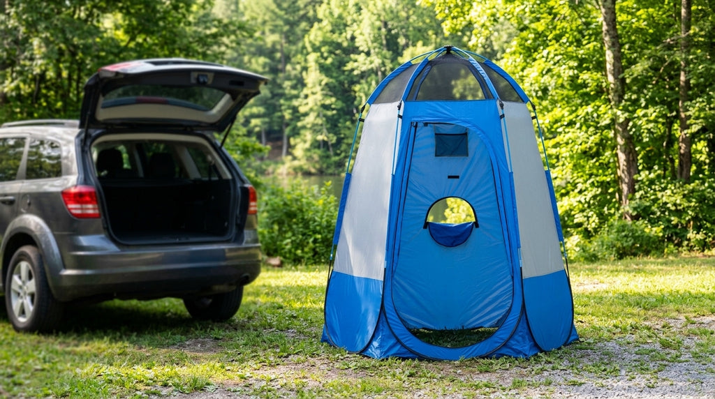 [Cross-border Hot Item] Outdoor bathing tent, portable toilet changing shower and camping switch - Campsite Day