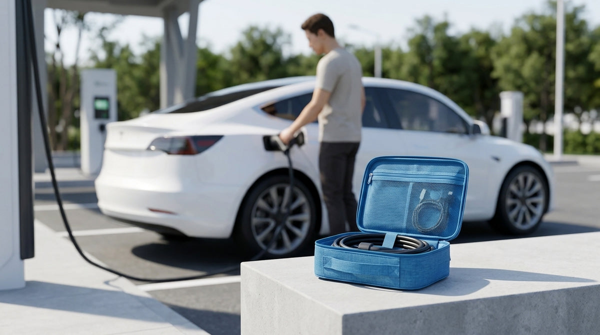 Digital Storage Bag, Shockproof Charger Case - In Use Day