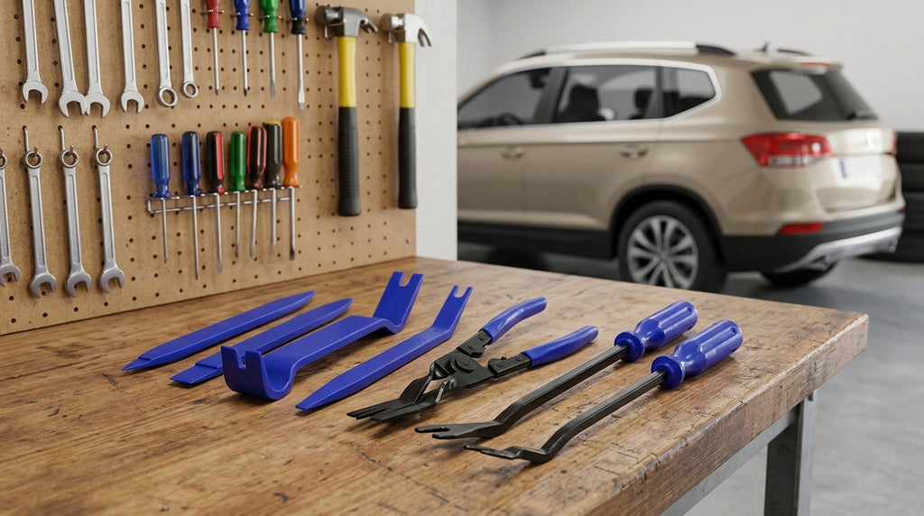 5 pieces, 6 pieces, 7-piece set, car panel car door audio system decoration modification tool, clip screwdriver, pliers, disassembly 3 pieces - Workbench Day