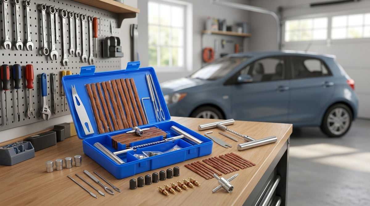 Tire Repair Tool Set - 58pc, 46pc, 7pc Options - Workbench Day