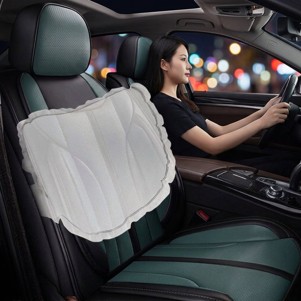 The new car seat cushion fully surrounds full pictorial cartoon cute four-season universal five-seat seat cover, directly supplied and shipped from the manufacturer - Woman Night Atmosphere