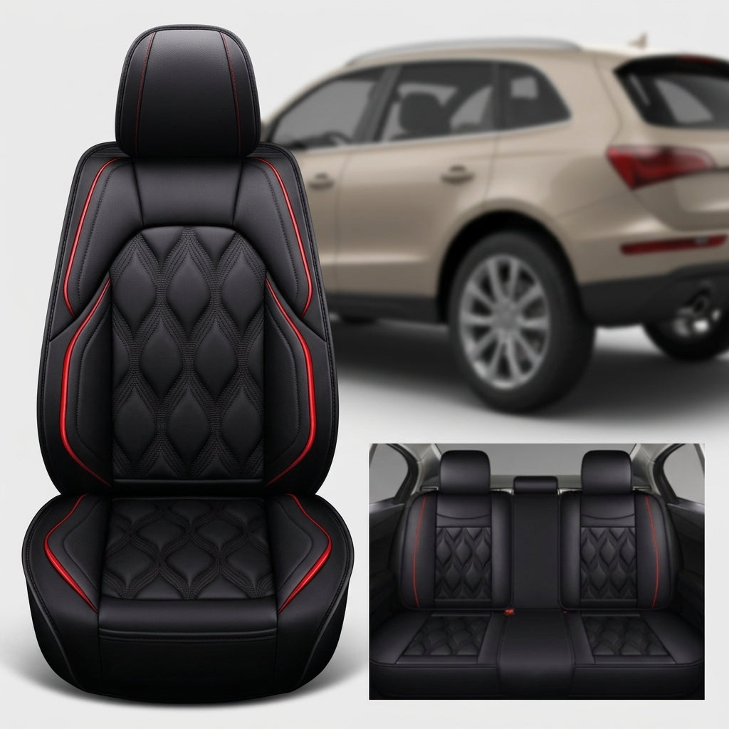 Car Seat Cushion Cover - Universal Fit - Detail Top