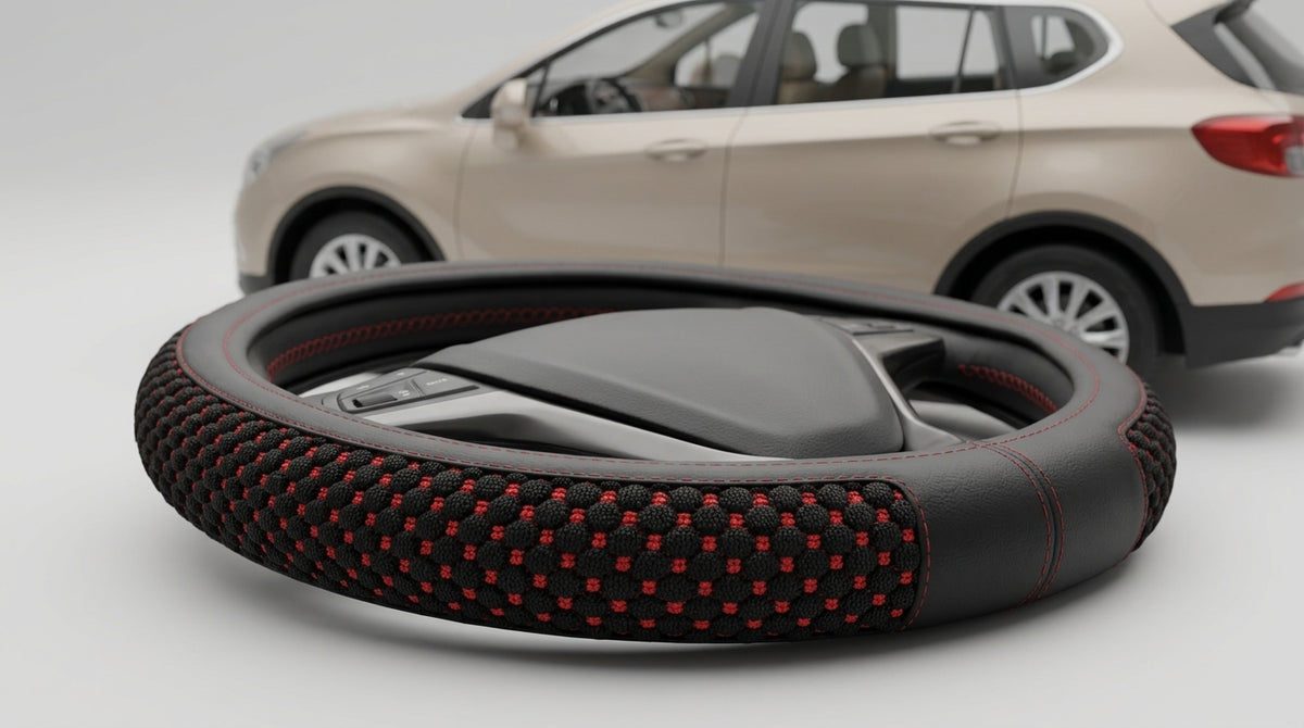 Steering Wheel Cover, Ice Silk, Universal Fit - Detail Top