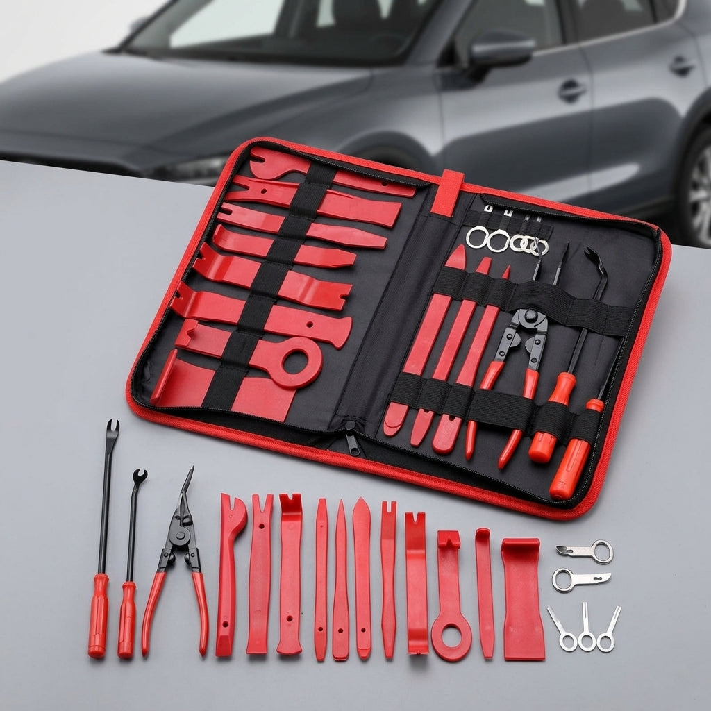 Car Audio Removal Tool Kit, 19-Piece - Detail Top