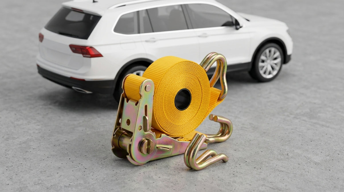 Ratchet Tie-Down Strap 5m x 25mm 500kg - Detail Top