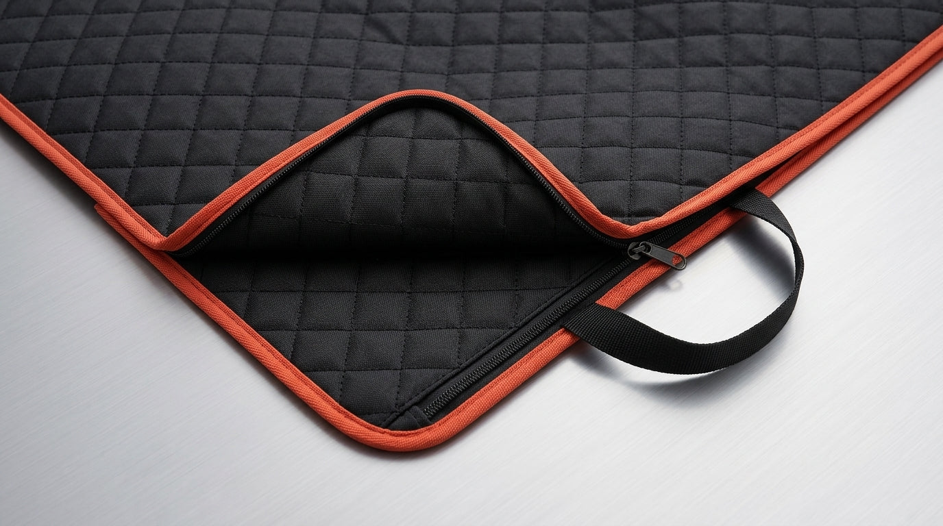 Oxford fabric pet mat, waterproof, dirt-resistant, wear-resistant seat cushion, rear seat mat for cats and dogs, thickened, suitable for car storage, universal - Detail Top