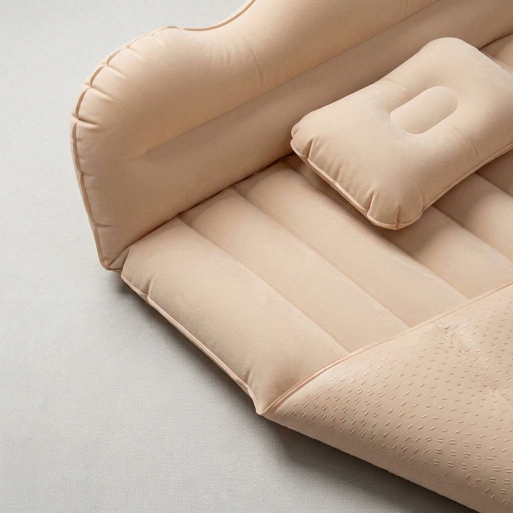 Car inflatable mattress, rear seat sleeping mat, multifunctional travel mattress, thickened inflatable mattress for SUVs and sedans - Detail Top