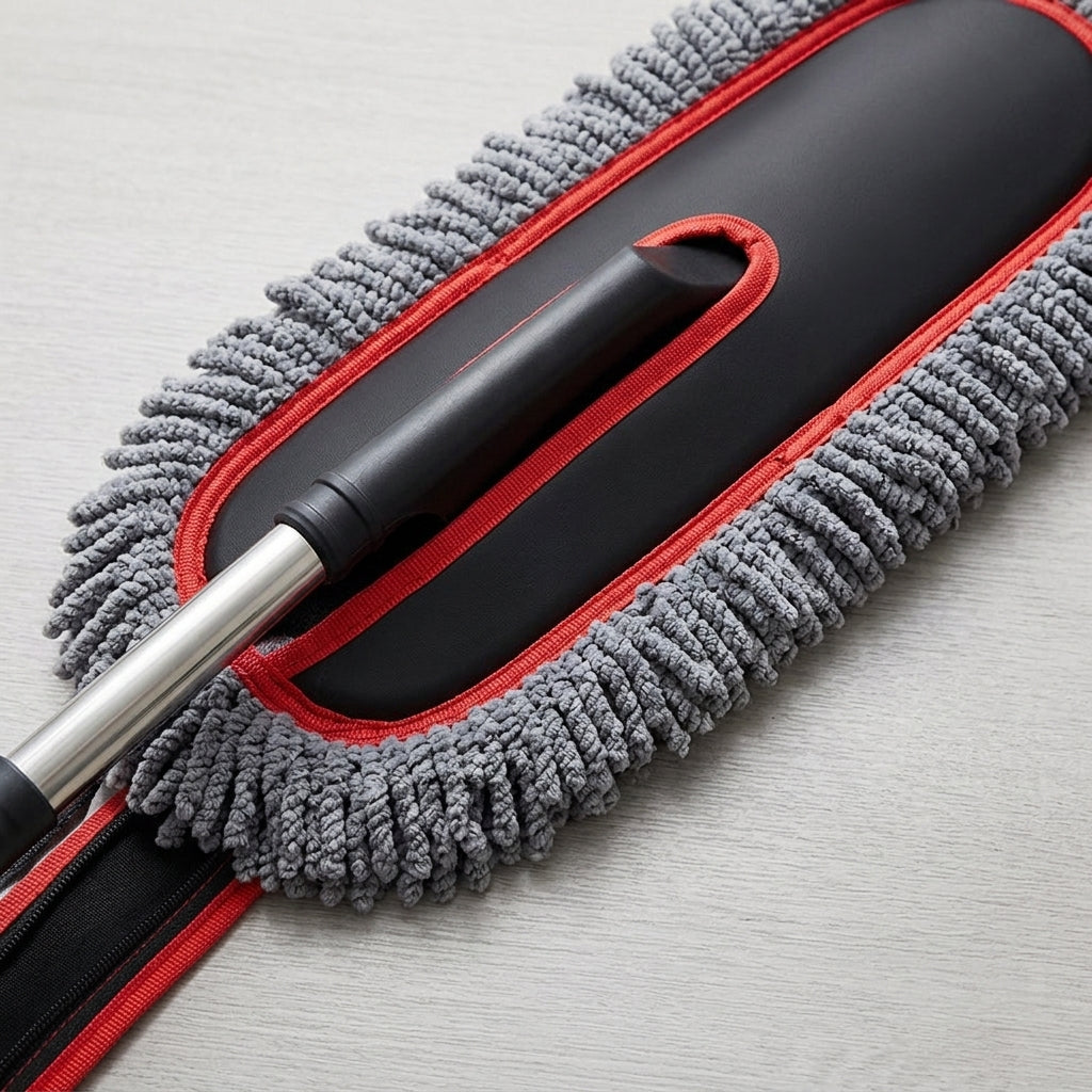 Zhongheng car wash mop car dust duster brush sweeps dust with car wash mop and snow removal tools to wipe cars - Detail Top