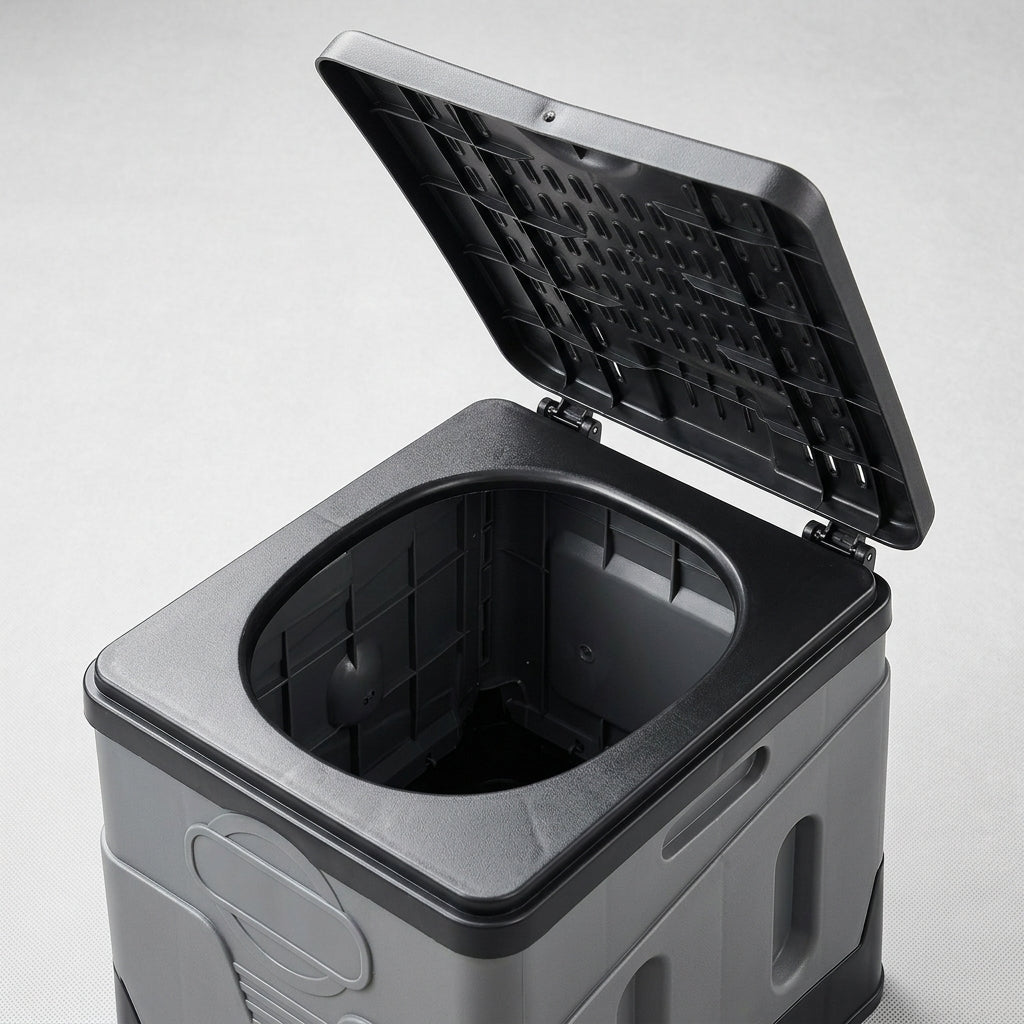 [In Stock Wholesale] Foldable Toilet, Foldable Portable Toilet, Outdoor Camping Van-mounted Toilet, Emergency Toilet - Detail Top