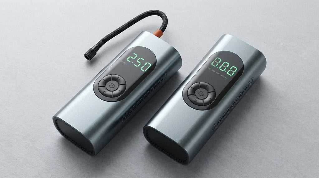 Cross-border Cordless Air Pump Portable Car Electric Pump High Power Tire 12v Car Inflator Pump - Detail Top