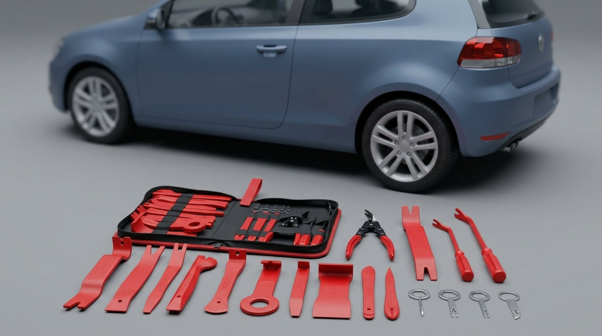 Car Panel Removal Tool Set, 19-Piece - Detail Top