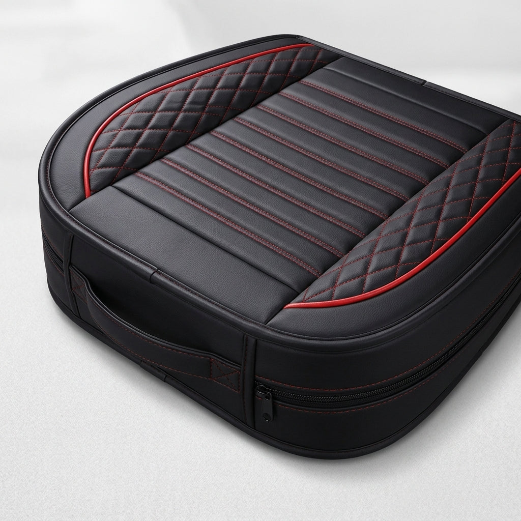 New all-season universal cartoon car seat cushion wholesale, premium feel, full leather, full coverage for small passenger car seat cushions - Detail Top