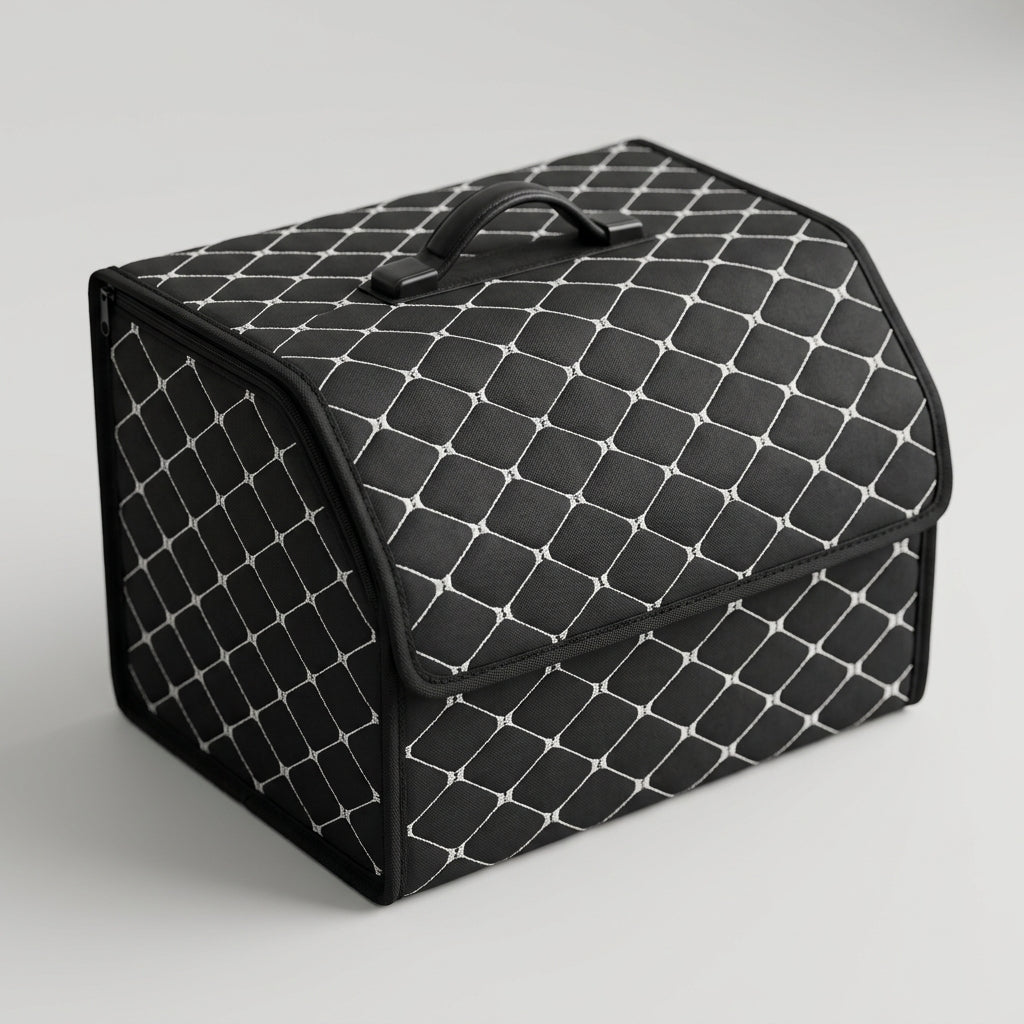 Car trunk folding storage box, multifunctional car storage box, in-car miscellaneous storage box, wholesale supplies - Detail Top