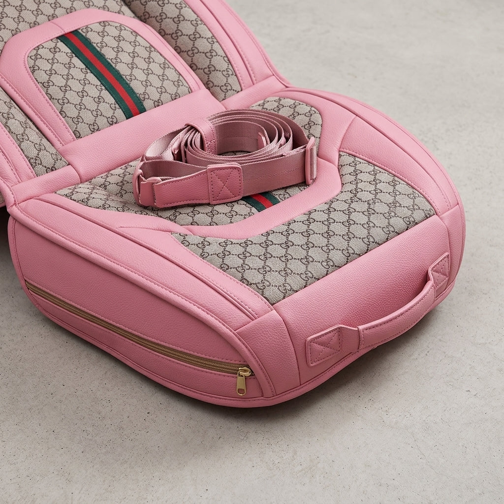 Car seat cushions are fully covered, all-season universal, five-seat small car seat cushions, reinforced waist belts, memory foam, and wholesale car seat cushions - Detail Top