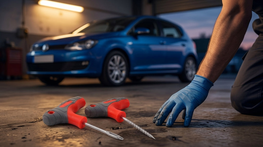 Tire Repair Tool Set - Universal Car & Motorcycle - Evening Garage