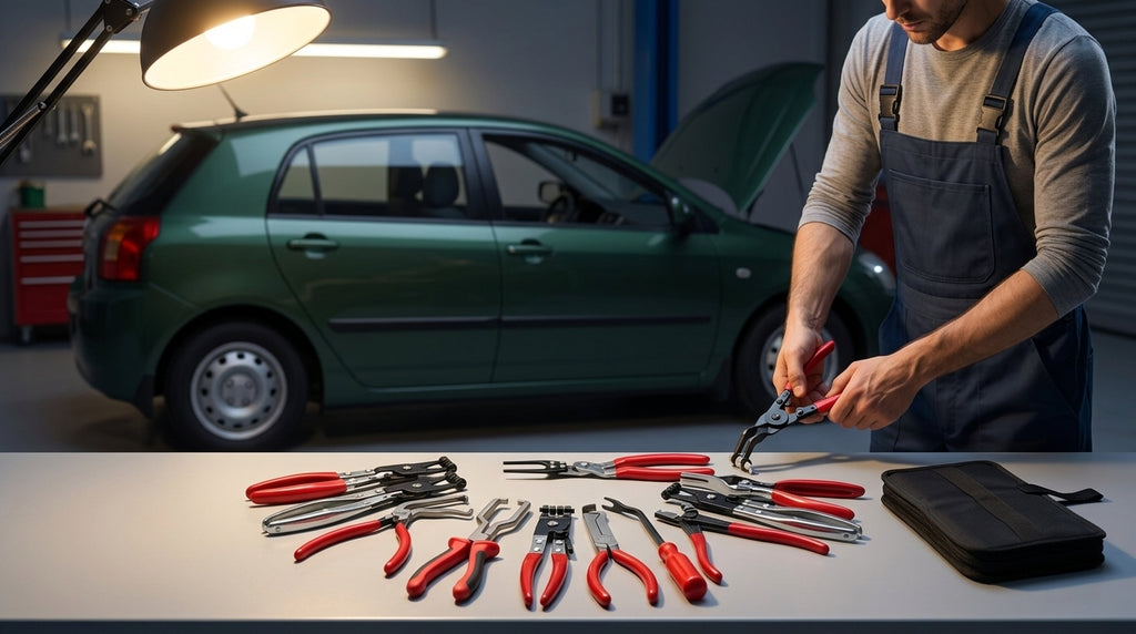 Cross-border automotive repair tool sets, gasoline pipe joint disassembly pliers, car ring separators, pipe bundle pliers, wholesale - Evening Garage