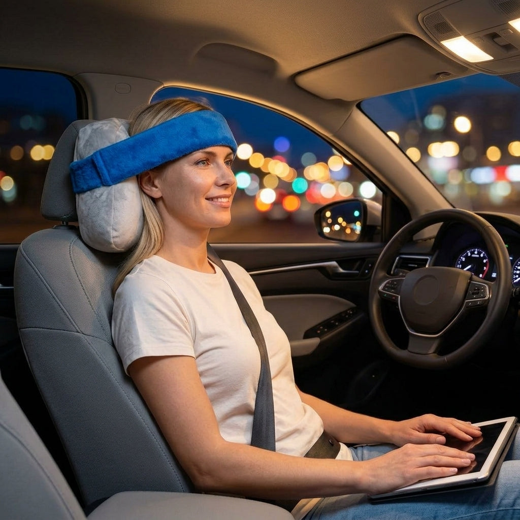 Cross-border best-selling safety headband for Amazon travel, fixed head, suitable for travel tools, adjustable - Lifestyle Night