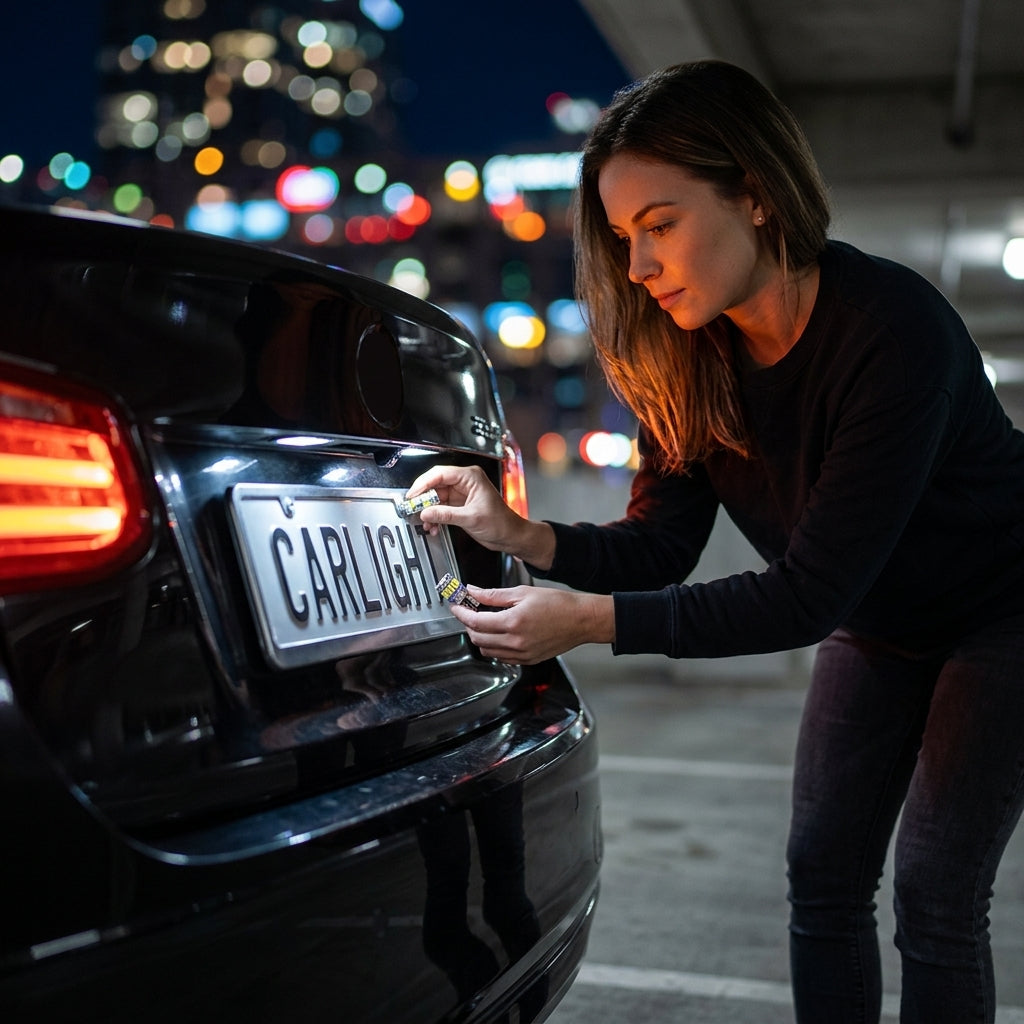 Car LED Position Light T10 Decoding W5W Canbus Cabin Light License Plate Light 4014 24SMD Bulb W5W - Lifestyle Night