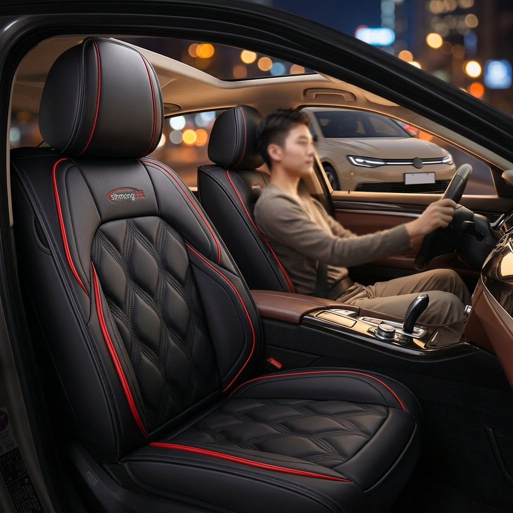 Car Seat Cushion Cover - Universal Fit - Lifestyle Night