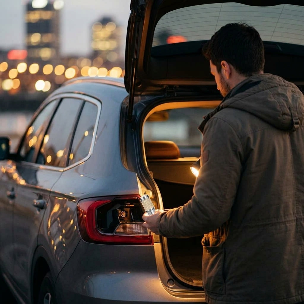 Cross-border source: automotive LED lights, 1156 car lights, car turn signals, 3014 car taillights, 144 LED daytime running lights - Lifestyle Night