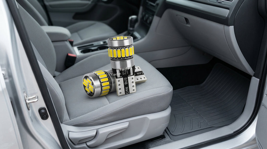 Car LED Position Light T10 Decoding W5W Canbus Cabin Light License Plate Light 4014 24SMD Bulb W5W - Interior Placement